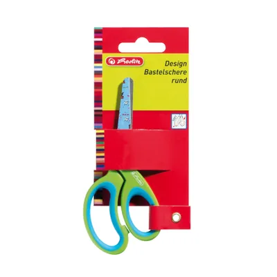 Produktbild von Herlitz Bastelschere    Design rund                 1er Blister