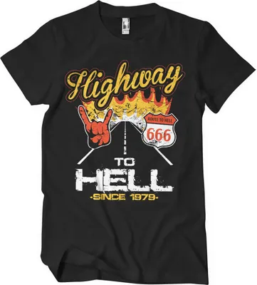 Produktbild von Highway To Hell T-Shirt - Small - Black