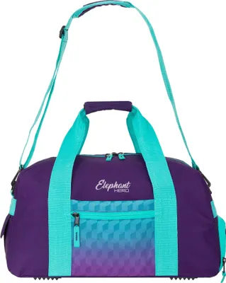 Produktbild von Sporttasche Elephant Hero Signature Tasche Sport Fitness Kindertasche Mädchen Damen Frauen Nass- / Schuhfach 12867 Violet Cube (Lila-Türkis)