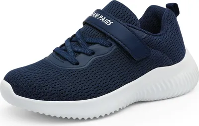 Produktbild von DREAM PAIRS Turnschuhe Jungen Mädchen Schuhe Kinder Sneaker Tennis Atmungsaktiv Laufschuhe Sportschuhe,Size 35,Dunkel/Blau,KRIDER-1