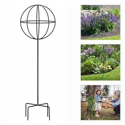Immagine prodotto di Supporto metallico per pergola da giardino, adatto per piante rampicanti, rose e fiori, 50 x 10 cm