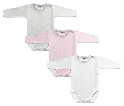 Zdjęcie produktu dla Body niemowlęce długie rękawy unisex nadruk zestaw 5 szt rozmiar 68
