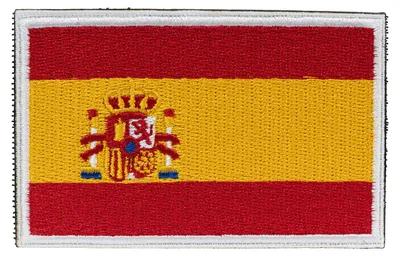 Immagine prodotto di SCHNORR Spagna - Toppe in velcro 80 x 50 mm - Toppe ricamate con bandiere nazionali