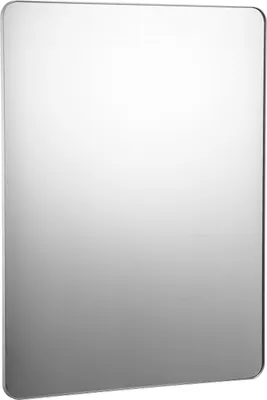 Obrázok produktu pre SucceBuy nástenné zrkadlo, 91,4 x 121,9 cm, rám z hliníkovej zliatiny, nevýbušná fólia, držiak v tvare Z, odolný proti poškriabaniu, do kúpeľne, spálne, obývačky