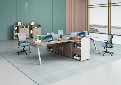 Produktbild von Team Schreibtisch Projekttische Coworking Workstations Tisch Kombiarbeitsplätze