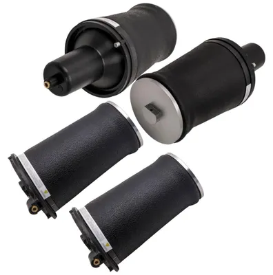Image de 4 soufflets pneumatiques pour Range Rover P38 : avant REB101740, arrière RKB101460 (gauche + droite)