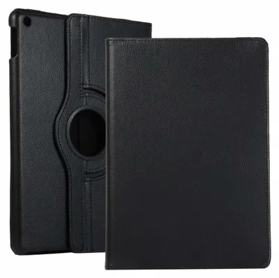 Produktbild von Mobigear DuoStand iPad 7 (2019) Hülle, drehbare Klapphülle - Schwarz