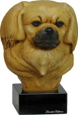 Zdjęcie produktu dla Tibet-spaniel, spaniel tybetański - ręcznie malowana figurka, statuetka, rzeźba, wykonana przez artystę, marka Art-Dog