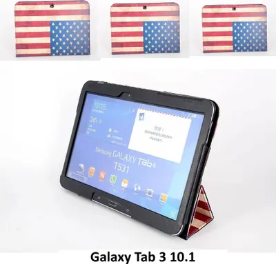 Produktbild von Samsung Print Book Case Tablet for Galaxy Tab 3 10.1