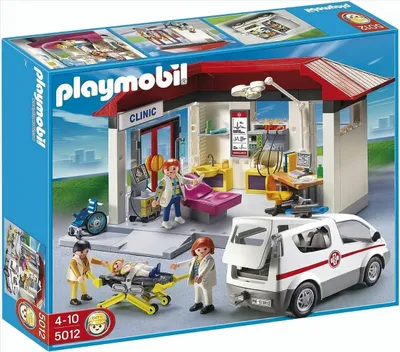 Zdjęcie produktu dla PLAYMOBIL 5012 - Ambulans z pojazdem ratownictwa medycznego