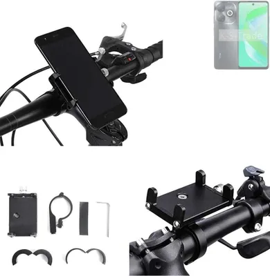 Produktbild von K-S-Trade Handyhalterung für das Fahrrad kompatibel mit Infinix Smart 8 Pro Halter Lenkstange Fahrradhalterung Motorrad Bike Mount Befestigung