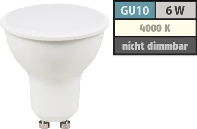 Produktbild von Led-Lampe Gu10 Mr16 6W 4000K 450Lm 120°
