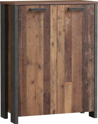Produktbild von Aktenschrank >Celon< in Old Wood Vintage - 86x115x41.6cm (BxHxT)