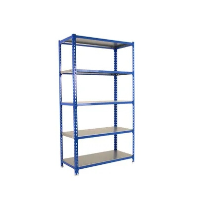 Produktbild von Simonrack Simonclick Plus 5/500, 5 Regale, Stahl, Metall, Blau, Edelstahl, 180 kg, 9 min