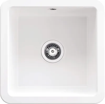 Productafbeelding van Rechthoekige spoelbak Deante Lumi ZCU_610B, keramisch, wit
