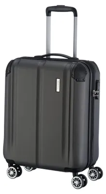 Zdjęcie produktu dla Travelite City, Wózek, Twardy kask, Antracyt, Mały, 4 szt., Zamek szyfrowy TSA