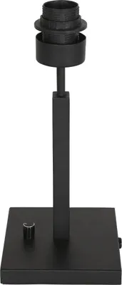 Produktbild von Steinhauer Tischleuchte Stang 1-flammig Mattes Schwarz 14x14cm