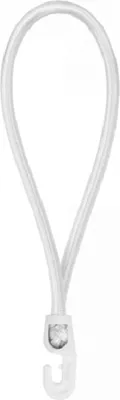 Produktbild von Spanngummi mit Haken in Weiß 25 cm