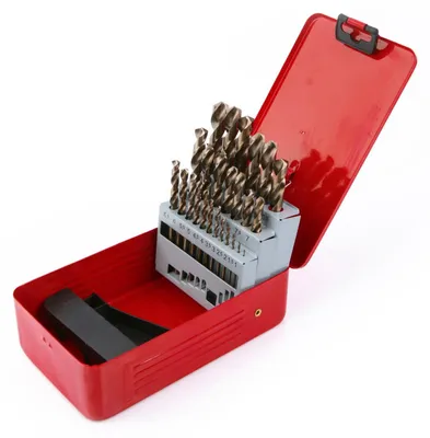 Immagine prodotto di Set punte trapano professionali HSS-CO 5% cobalto, 1–13 mm per metallo duro Hbm