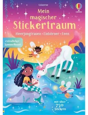 Obrázok produktu pre Mein magischer Stickertraum: Meerjungfrauen - Feen - Einhörner