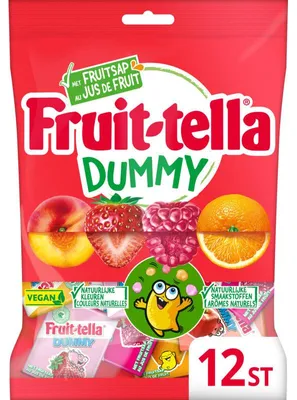 Obrázek produktu pro Směs žvýkacích bonbónů Fruittella s ovocnou příchutí, 132 g – ovocné žvýkací bonbóny, ideální ke sdílení