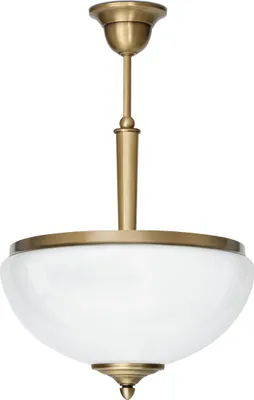 Produktbild von Messing Pendelleuchte Hochglanz Goldpatina 49cm O30cm 2x E27 120W Esstisch Küche Wohnzimmer handgefertigt