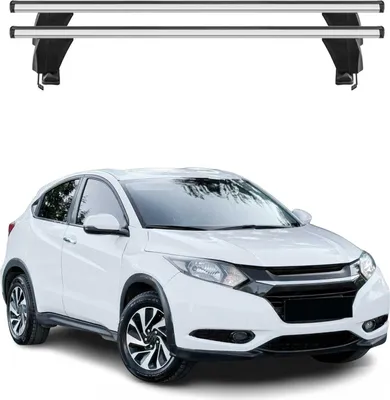 Image de Menabo Barres de toit Transversales pour Honda HR-V 2015-2025 Alu Gris ABE 2x