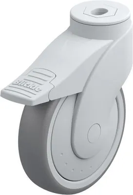 Produktbild von Blickle LWG-TPA 126KF-11-FI (LWG-TPA 126K-11-FI-FK), Roller, 275 kg, Grau, Silber, Deutschland, 1 Stück(e), 160 mm
