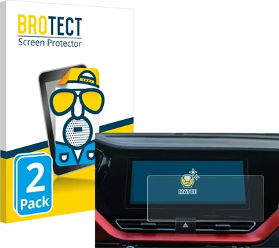 Produktbild von 2x BROTECT Schutzfolie für Kia E-Niro 2020 Infotainment System Displayschutz Displayschutzfolie Folie Matt Entspiegelungsfolie