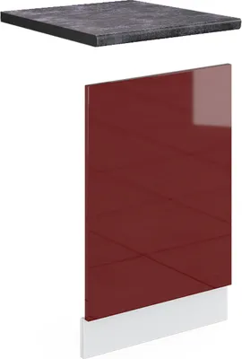 Obrázek produktu pro Přední panel Vicco R-Line Červená vysoký lesk 45 cm , PD Antracit, Model 46127