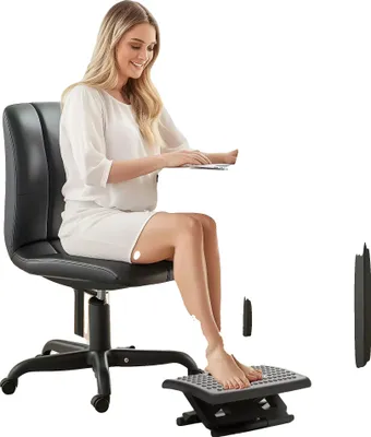 Obrázok produktu pre Nastaviteľná opierka nôh, výška 11-17 cm, uhol -30° až +30°