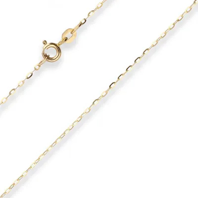Produktbild von 1,1mm Ankerkette flach Collier Halskette aus 333 Gold Gelbgold 40cm