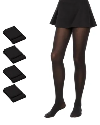 Productafbeelding van Vignoni, 4-pack ondoorzichtige damesonderbroeken van microvezel, 50 denier, model 9390