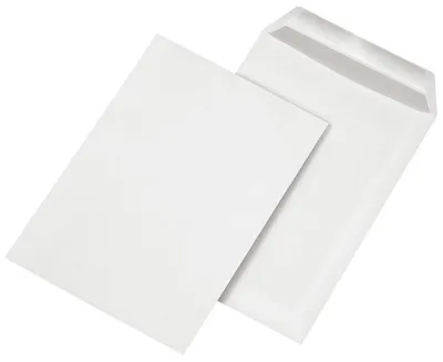Produktbild von mayer-network 30006882 Versandtaschen C5, ohne Fenster, selbstklebend, 90 g/qm, weiß, 500 Stück