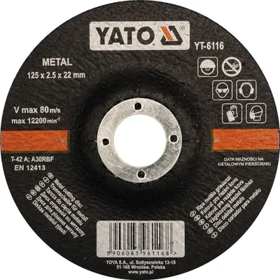 Produktbild von YATO Trennscheibe Winkelschleifer YT-6116 2.5mm 125mm