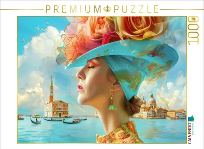 Produktbild von CALVENDO Puzzle Venedig surreal | 1000 Teile Lege-Größe 64x48cm Foto-Puzzle für glückliche Stunden