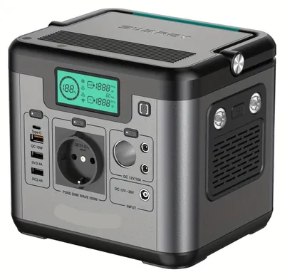 Imagen del producto de Estación de energía portátil - Central eléctrica móvil - Batería externa - Fuente de energía de emergencia - Para viajes
