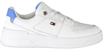 Produktbild von Damen Sportschuhe in Weiß mit Schnürsenkeln und Kontrastdetails