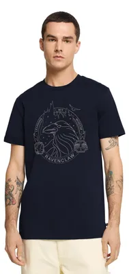 Produktbild von Spreadshirt Harry Potter Ravenclaw Silver Männer Premium T-Shirt, S, Navy