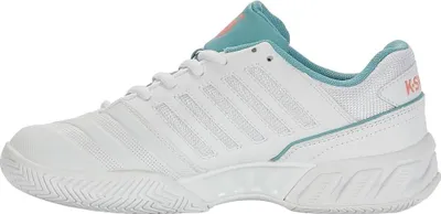 Obrázok produktu pre K-Swiss Tennis Bigshot Light 4 White/Desert Flower/Nile Blue 41