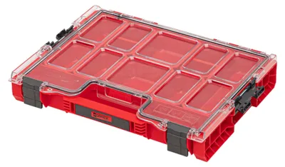 Image de Qbrick System PRO Organizer 200 RED ULTRA HD empilable 450 x 358 x 79 mm 6 l IP54 avec 8 inserts