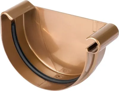 Produktbild von Kanalfront RECHTS Kunststoff Ø 125 mm, Kupfer RAL eigene