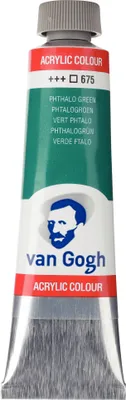 Produktbild von Van Gogh Acrylfarbe Tube 40 ml Phthalogrün 675