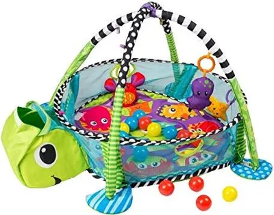 Produktbild von Schildkröte Erlebnisdecke, Bällebad, Spielbogen, Spieldecke, Lernmatte COIL