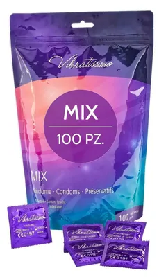 Immagine prodotto di Vibratissimo Mix Profilattici - 100 Pezzi
