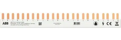 Imagen del producto de Barra colector FlexLine 1P+N PSX1/24N, 24 pines, 12 TE, 10 mm², 2CDL210180R1024