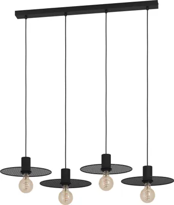 Image de Eglo 43732 IKESTON E27 4-fois Suspension 980x280mm Noir