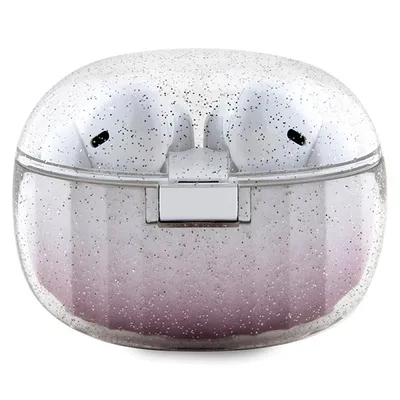 Produktbild von GUESS drahtlose Ohrhörer bluetooth TWS + Dockingstation GUTWSHDGKEEP (Glitter Farbverlauf) rosa