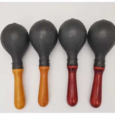 Immagine prodotto di Tamburo a mano in stile Shaker con corpo in plastica ABS e manico in legno. Adatto per concerti dal vivo, feste, karaoke, esibizioni e spettacoli di band.