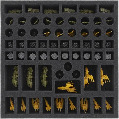 Productafbeelding van 40 mm schuimrubberinlegstukken voor Warhammer 40.000: Verboden Werelden